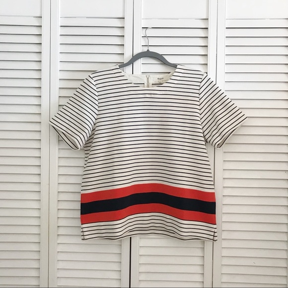 Madewell Tops - Madewell Striped Heavyweight Top